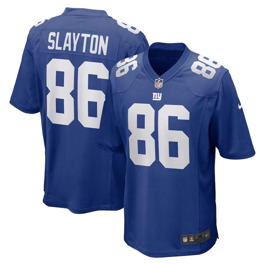 Men's Darius Slayton Royal Player Limited Team Jersey