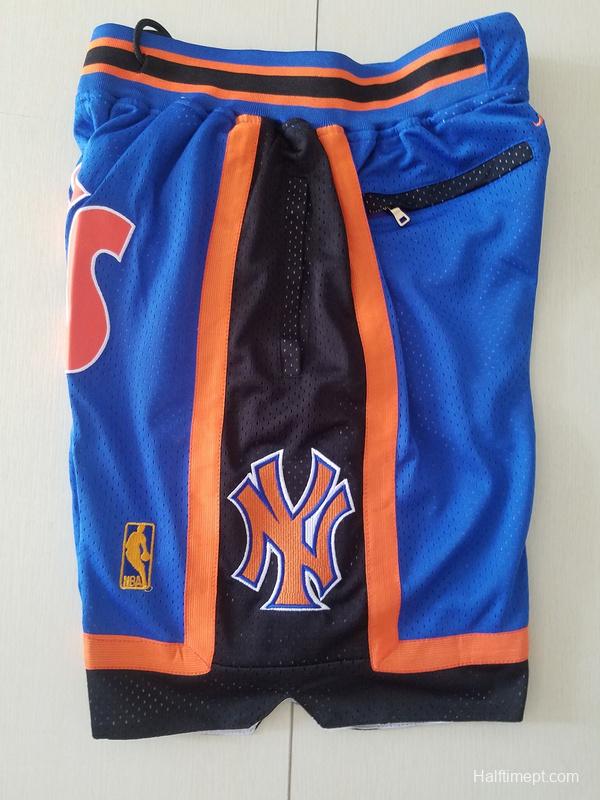 New York 1996-97 Throwback Classics Basketball Team Shorts