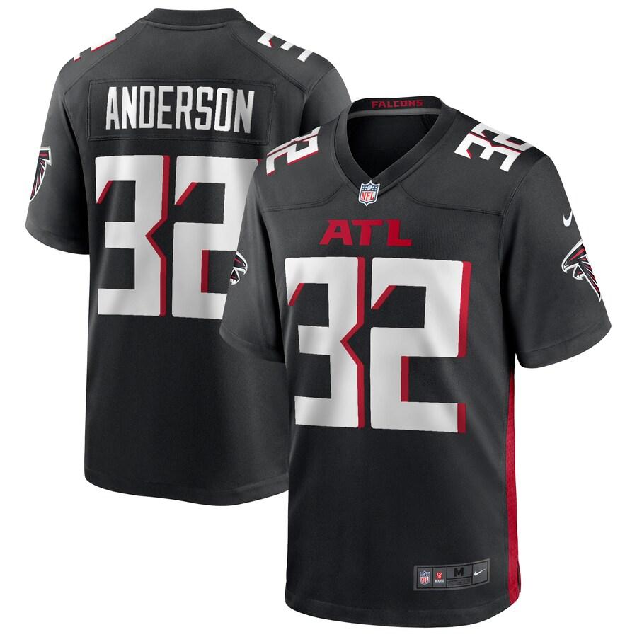 Men's Jamal Anderson Black Retired Player Limited Team Jersey