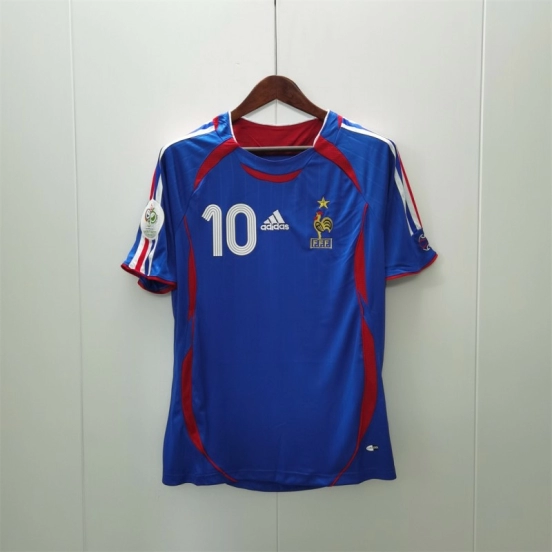 Retro 2006 France Home Jersey