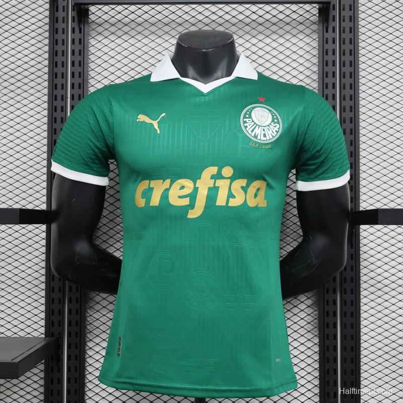 Player Version 24/25 Palmeiras Home Jersey