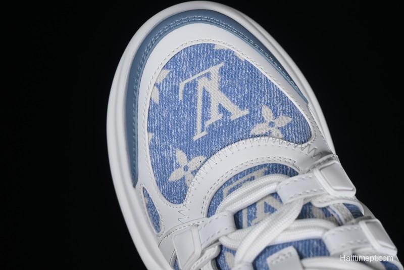 Louis Vuitton Archlight Sneakers with Wave-shaped Sole and Oversized Tongue - MBJ0