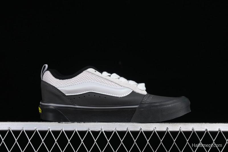 Vans OG Classic Slip-On Acid Wash Retro Grey Black Skate Shoes - VN0009QCGRY