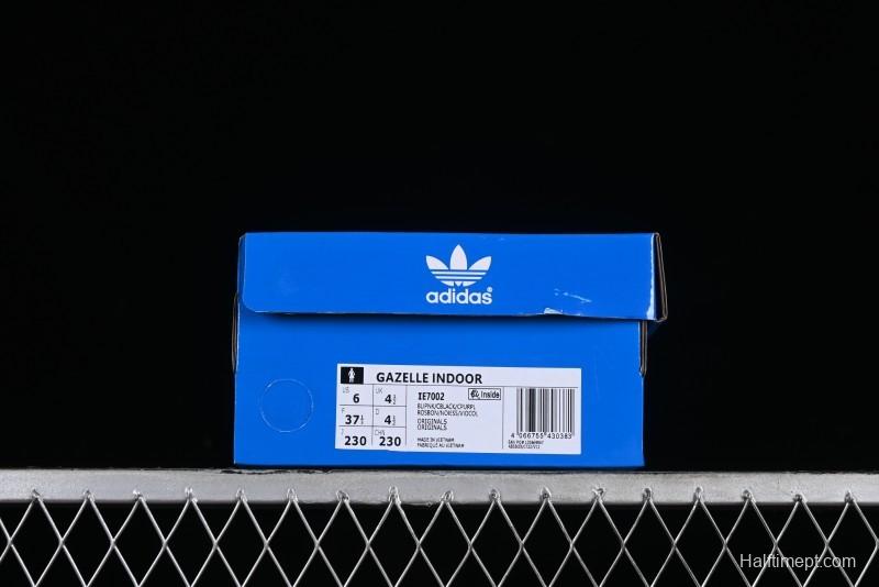 Adidas Originals Gazelle Indoor Retro Casual Slip-Resistant Wear-Resistant Low-Top Sneakers - IE7002