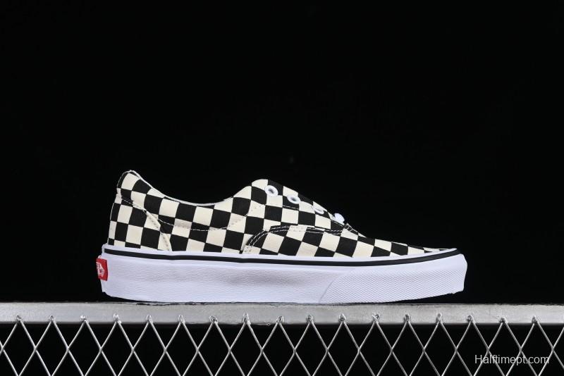 Vans Authentic Golden Coast Classic Checkerboard Slip-On Canvas Shoes - VN0A4BV4R6R