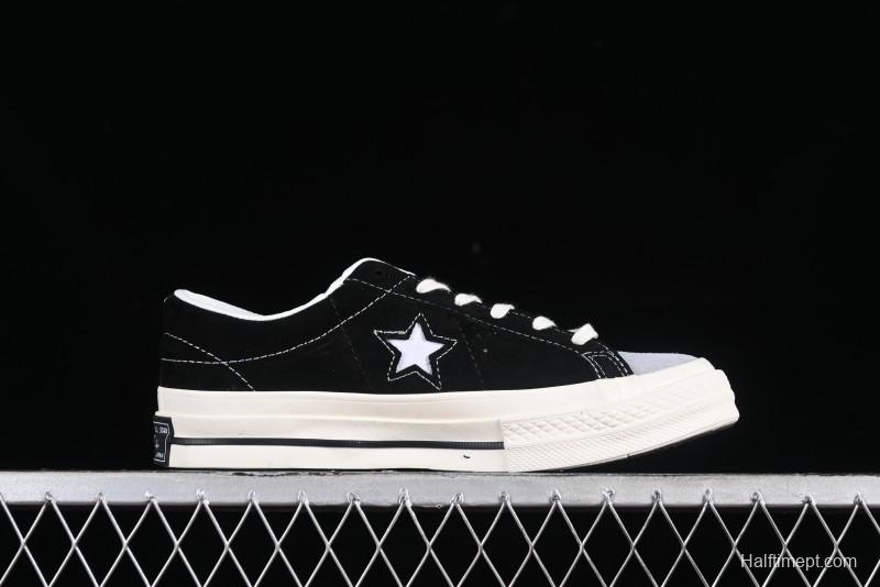 Converse One Star J Vtg Suede Low-Top Casual Sneakers in Black/Grey - M.C3