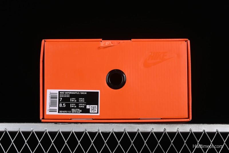 Nike Sacai VaporWaffle 3.0 Deconstructed Sneakers with Overlapping Swoosh and Double Tongue - DD1875-101