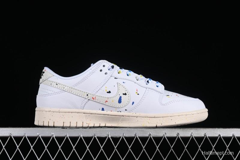 Nike SB Dunk Low Color Ink Splash Anniversary Custom Low-Top Casual Skate Shoes - FC2025-305