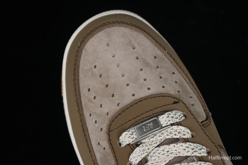 Nike Air Force 1 '07 Low LV Collaboration - Light Brown Casual Sneakers - BA8806-224