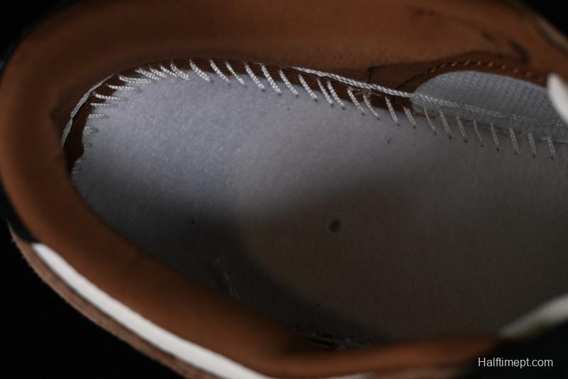 Nike SB Dunk Low LV Collaboration - Black Brown Fade Anniversary Custom Low-Top Casual Sneakers - SJ2068-233