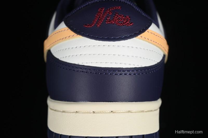 Nike Dunk Low Retro Navy Blue SB Low-Top Casual Skate Shoes - FV8106-181