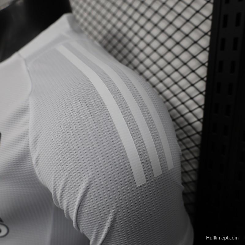 Player Version 25/26 Arsenal White with Emirates Sponsor Jersey