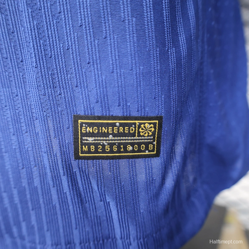 24/25 Player Version PSG Forth Blue Long Sleeve Jersey