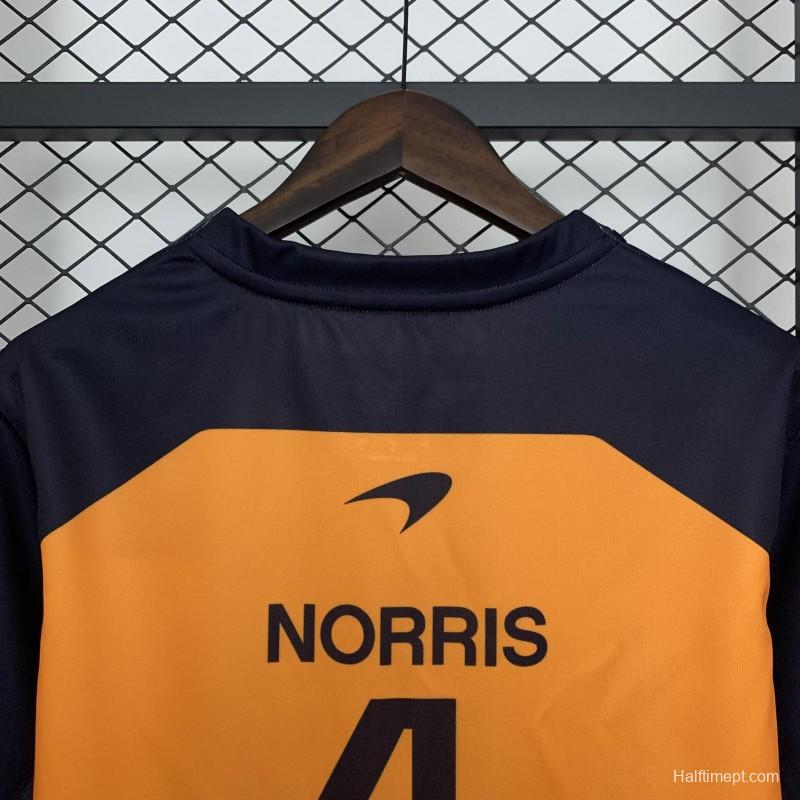 2025 Polo F1 Formula Orange Mclaren Norris Jersey