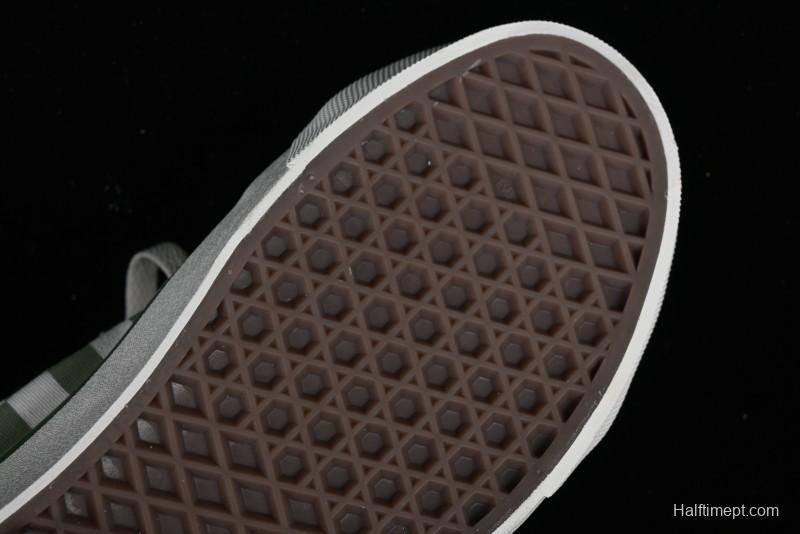 Vans Old Skool Reissue 136 Checkerboard Green Retro Canvas Shoes - VN000MT6V0N