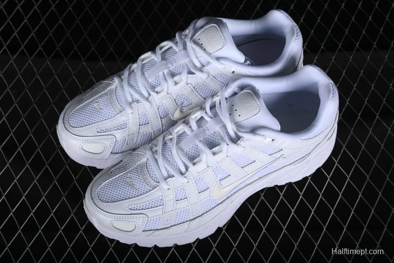 Nike P-6000 PRM Retro Casual Sneakers with Lightweight Design - BV1021-102