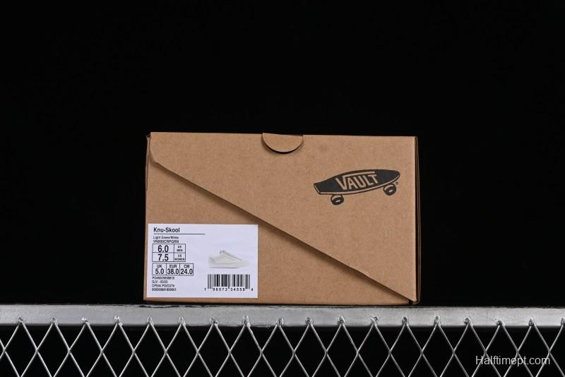 Vans Old Skool Reissue 136 Earth Macaron Patchwork Retro Casual Vulcanized Sneakers - VN000CRPGRN