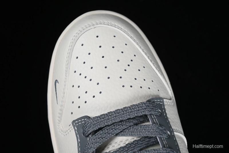 Nike SB Dunk Low Supreme Stone Island Collaboration - Beige Grey Starry Sky Anniversary High-End Custom Low-Top Casual Skate Shoes - BB9866-002