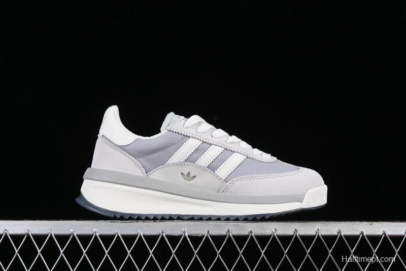 Adidas Originals SL 72 Retro Running Shoes with Nylon Upper and Rubber Outsole - JI2505