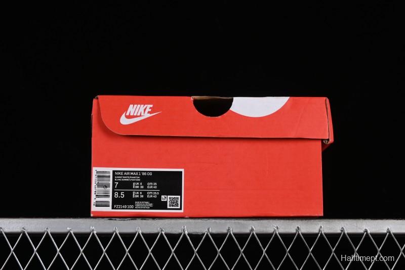 Nike Air Max 1 Retro Running Shoes with Half-Sole Air Cushion - FZ2149-100