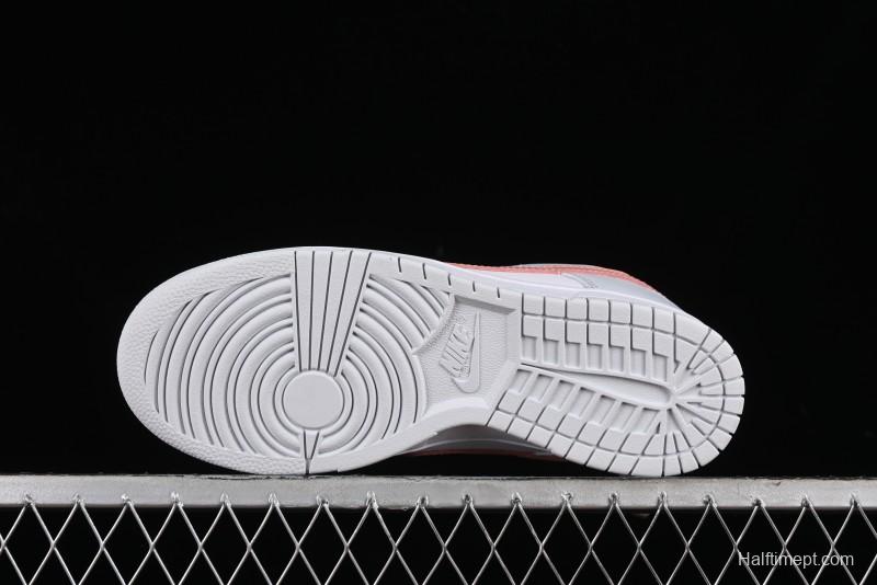 Nike SB Dunk Low White Grey Pink Skateboarding Shoes - HF0730-160