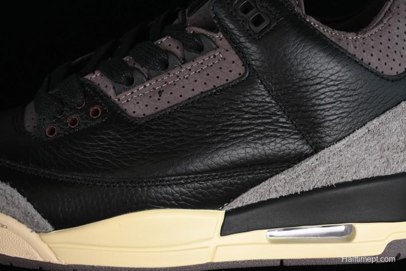 Nike A Ma Maniere x Air Jordan 3 Retro Black Sneakers - FZ4811-001