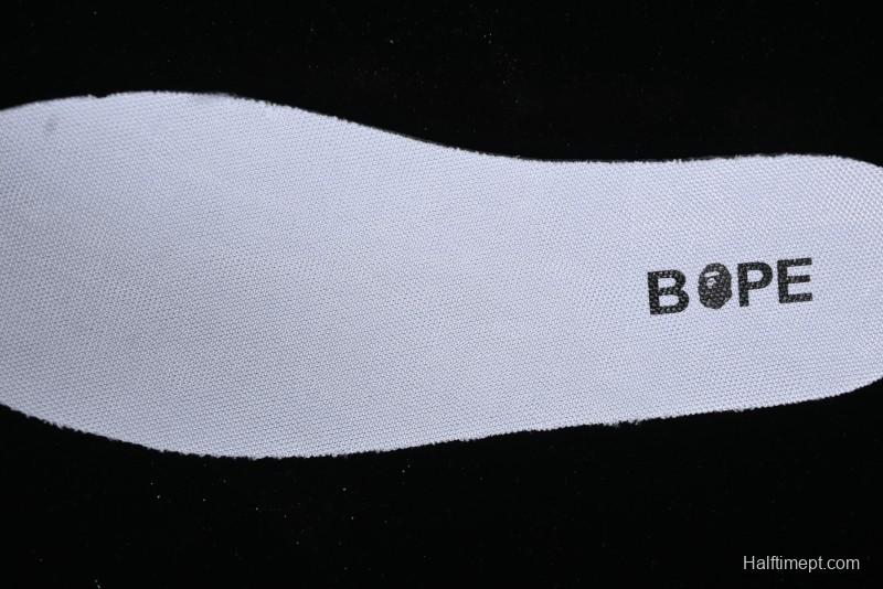 Nike SB Dunk Low BAPE Collaboration Anniversary Edition - White with Brown Swoosh Low-Top Casual Skate Shoes - XD6188-019