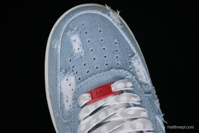Levi's x Nike Air Force 1 '07 Low Denim Casual Sneakers - CH2211-168