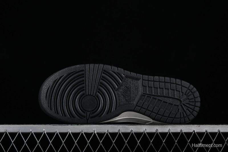 Nike SB Dunk Low LV Collaboration - Beige Black Denim Floral Anniversary High-End Custom Low-Top Casual Skate Shoes - XB3802-358