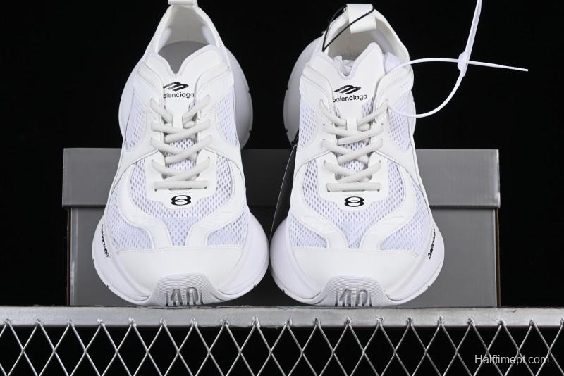 Balenciaga Circuit Lightweight Distressed Print Round-Toe Fashion Casual Shoes - WFLGC9000