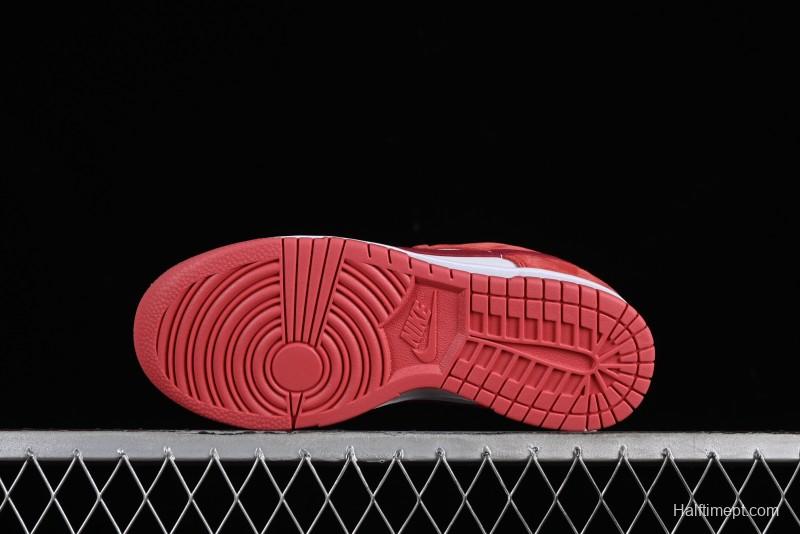 Nike SB Dunk Low Retro Valentine's Day 2024 White Rose Red Skateboarding Shoes - FQ7056-100