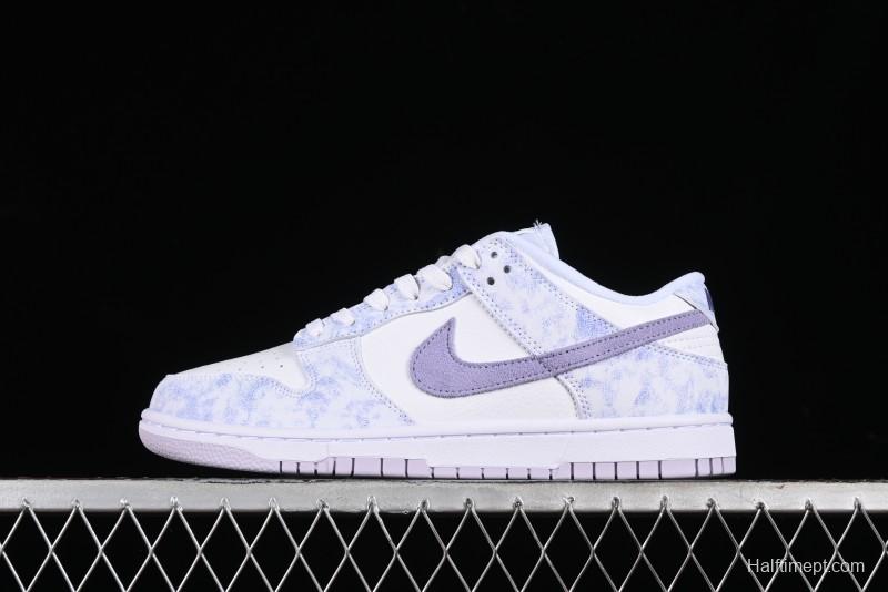Nike SB Dunk Low Premium White Light Purple Skateboarding Shoes - DM9467-500
