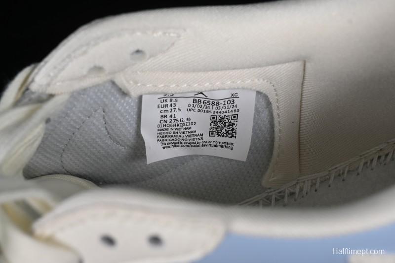 Nike Travis Scott x Fragment Design x Jordan Air Jordan 1 Low OG SP AJ1 LV Blue Double Hook Casual Sneakers - BB6588-103