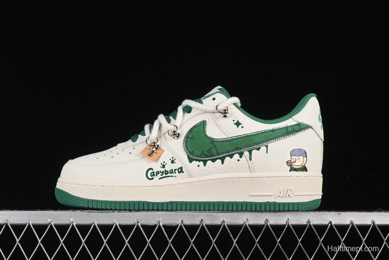 Nike Air Force 1 '07 Low x Capybara "Van Gogh" Casual Sneakers - LV0506-330