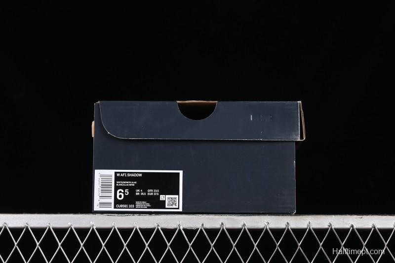 Nike Air Force 1 Shadow Low-Top Sneakers with Lightweight EVA Midsole and Anti-Slip RB Rubber Outsole - CU8591-103