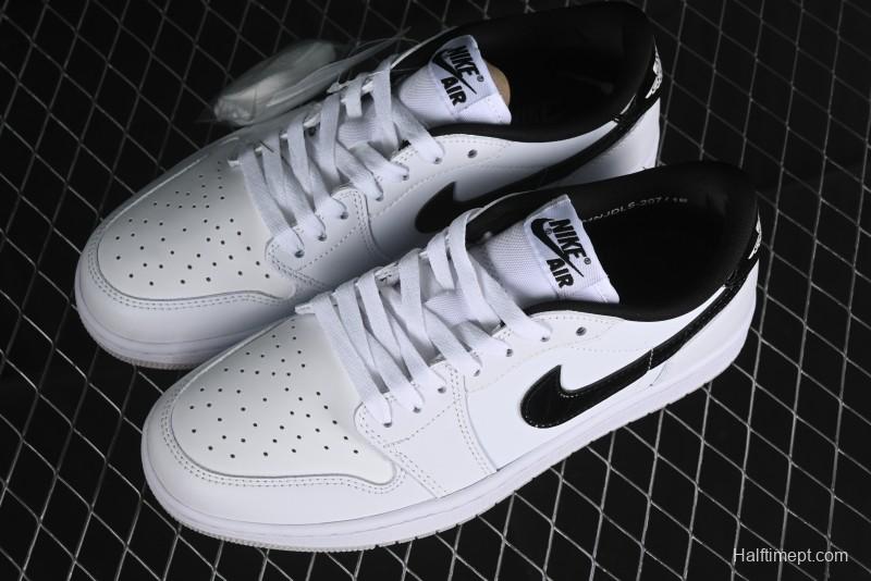 Nike Air Jordan 1 Low '85 Metallic Black White Blue - FB9933-102