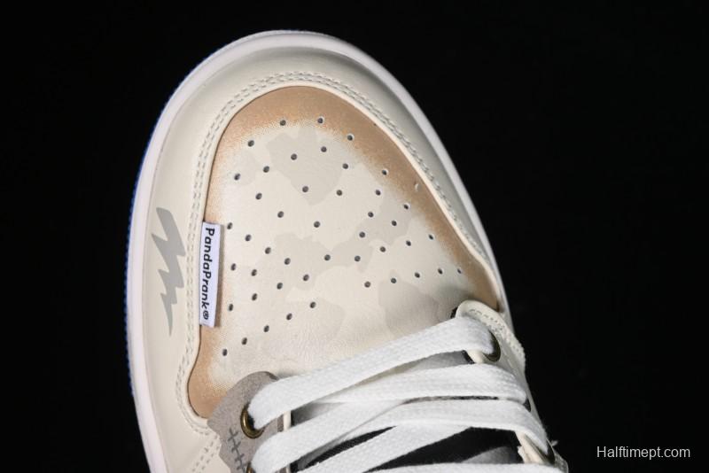 Nike Air Jordan 1 Low Retro Basketball Shoes Panda Mischief Pioneer Rider - 553560-140