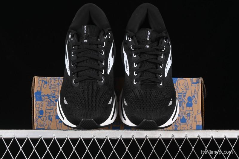 Brooks Ghost 15 Running Shoes with DNA LOFT V2 Cushioning and Breathable Air Mesh - 1103931D012