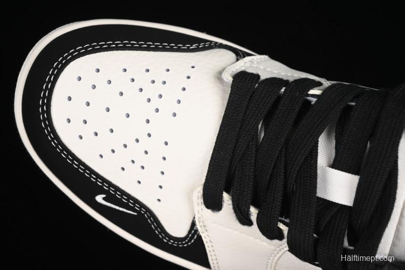 Nike Air Jordan 1 Low AJ1 Marvel Collaboration - Batman Custom High-End Low-Top Basketball Shoes - SJ6650-011