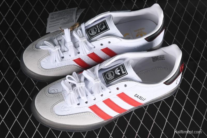 Adidas Originals Gazelle Indoor II Retro Casual Slip-Resistant Wear-Resistant Low-Top Sneakers - II0013