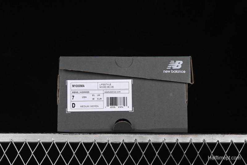 New Balance 1000 Series Retro Dad Style Low-Top Casual Running Shoes - M1000MA
