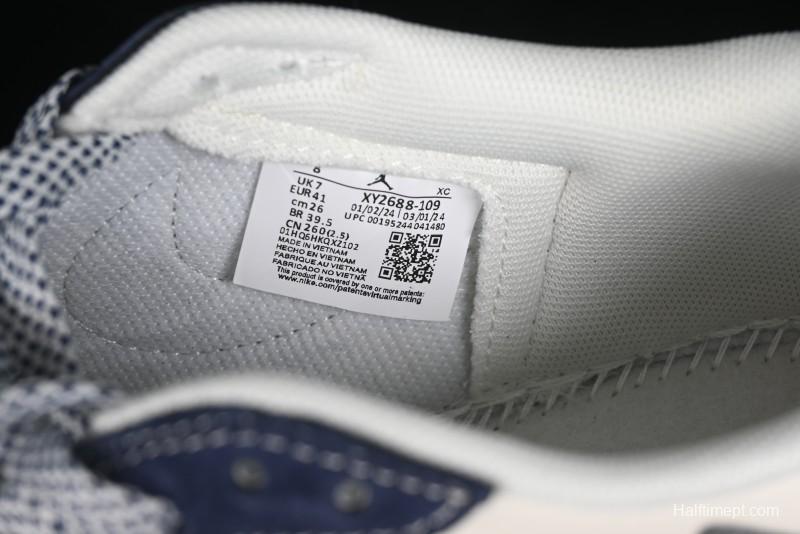 Nike Travis Scott x Fragment Design x Air Jordan 1 Low OG SP AJ1 Gucci Collaboration - XY2688-109