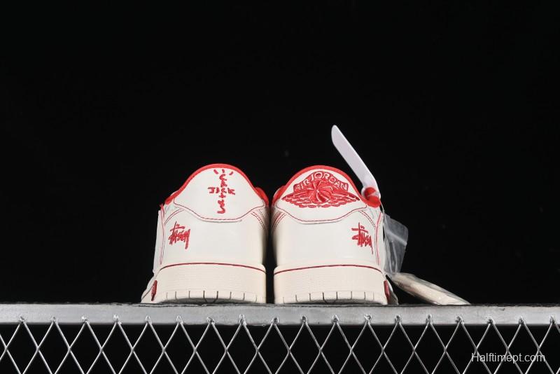 Nike Travis Scott x Fragment Design x Air Jordan 1 Low OG SP AJ1 Supreme Stussy Collaboration - SJ2