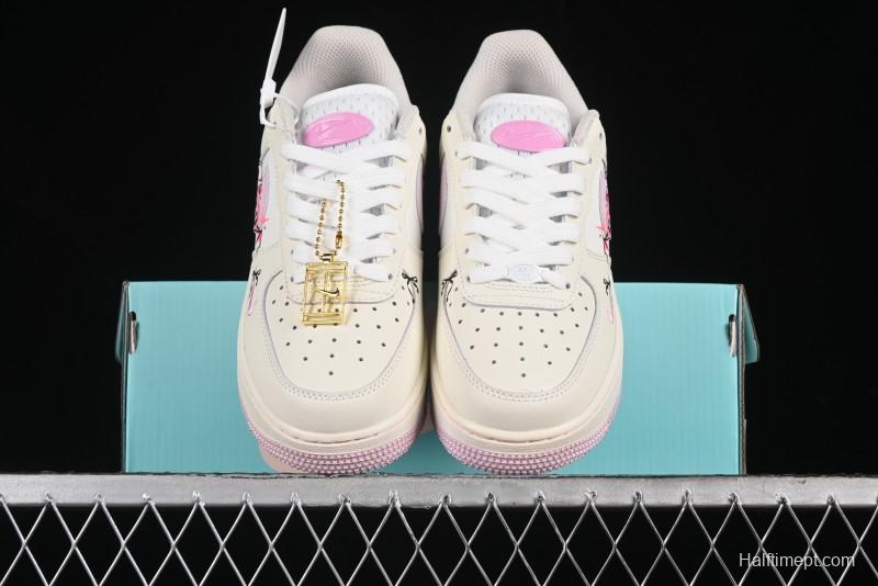 Nike Air Force 1 '07 Low Halloween Edition "Devil's Wings" Casual Sneakers - FB1839-121