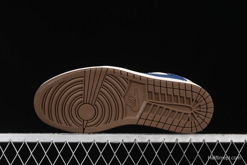 Nike Travis Scott x Fragment Design x Air Jordan 1 Low OG SP AJ1 Retro Sneakers - XY2688-121