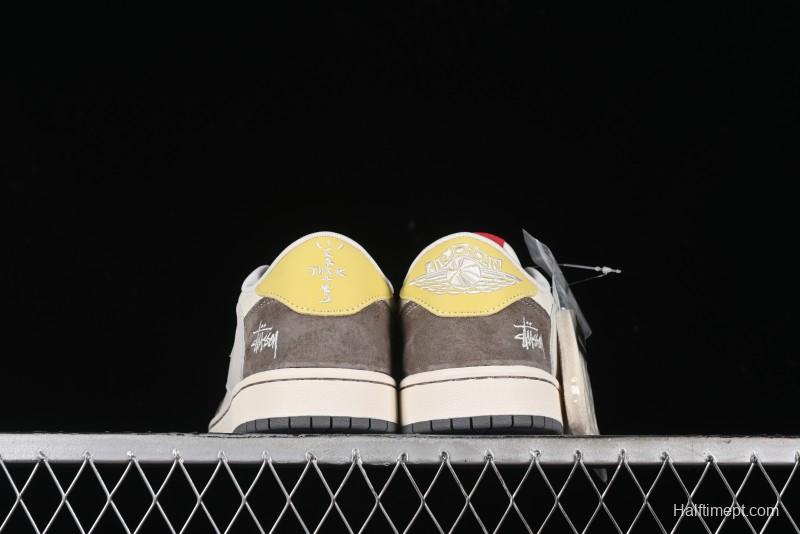Nike Travis Scott x Fragment Design x Air Jordan 1 Low OG SP AJ1 - SJ2068-136