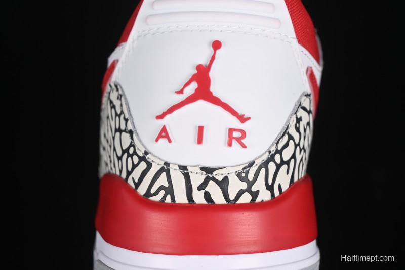 Nike Air Jordan Legacy 312 Low Sneakers with Velcro Strap and Triple Design - FQ7827-106