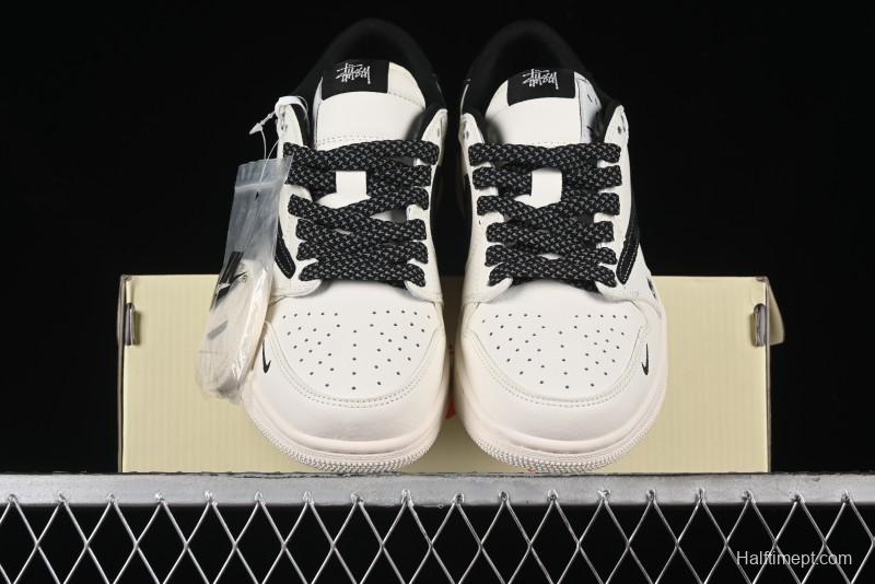 Nike Air Jordan 1 Low OG SP Travis Scott x Fragment Design Collaboration Sneakers - SJ2068-129