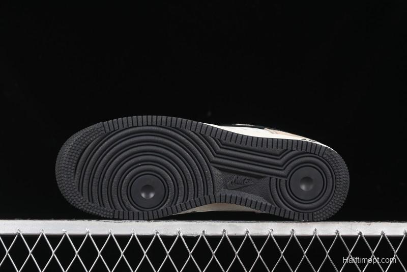 Nike Air Force 1'07 Low Stussy Collaboration - Milk Tea Low Top Casual Sneakers - XZ6188-999