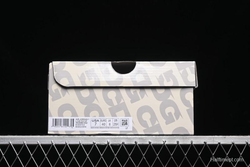 Nike Travis Scott x Fragment Design x Air Jordan 1 Low OG SP AJ1 Low Top Casual Sneakers - XS3086-002